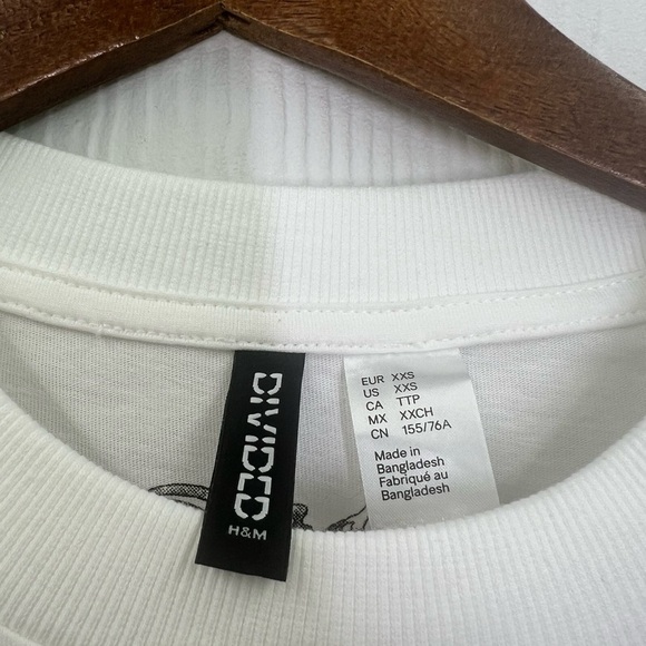 H&M - Aerosmith Summer Tour 1985 Colorful Graphic Oversized T Shirt Size XXS - Picture 8 of 10